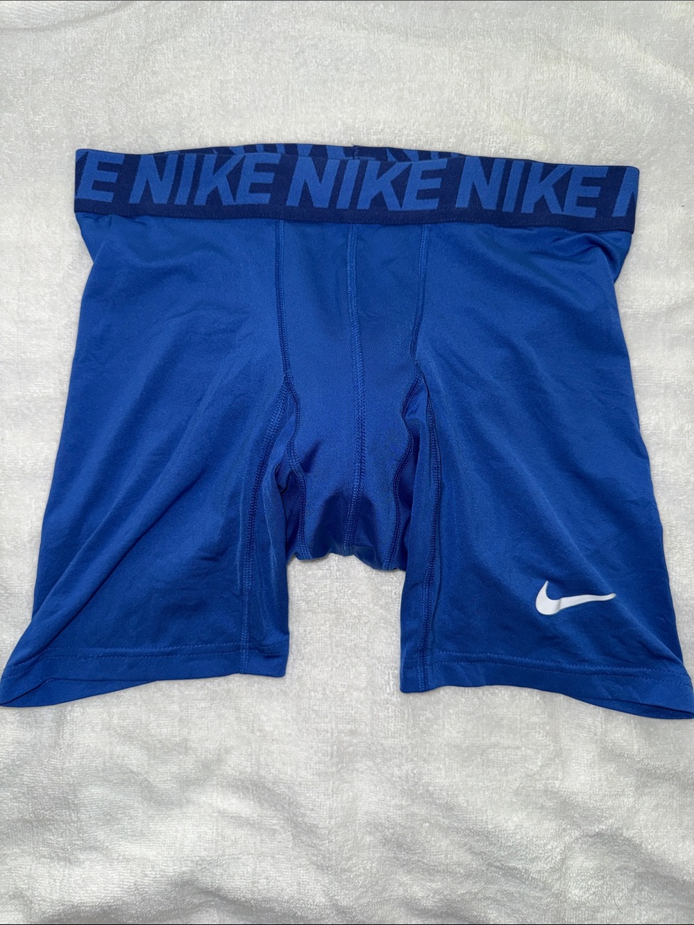Nike Men’s Boxer Briefs - Blue with Navy Waistband